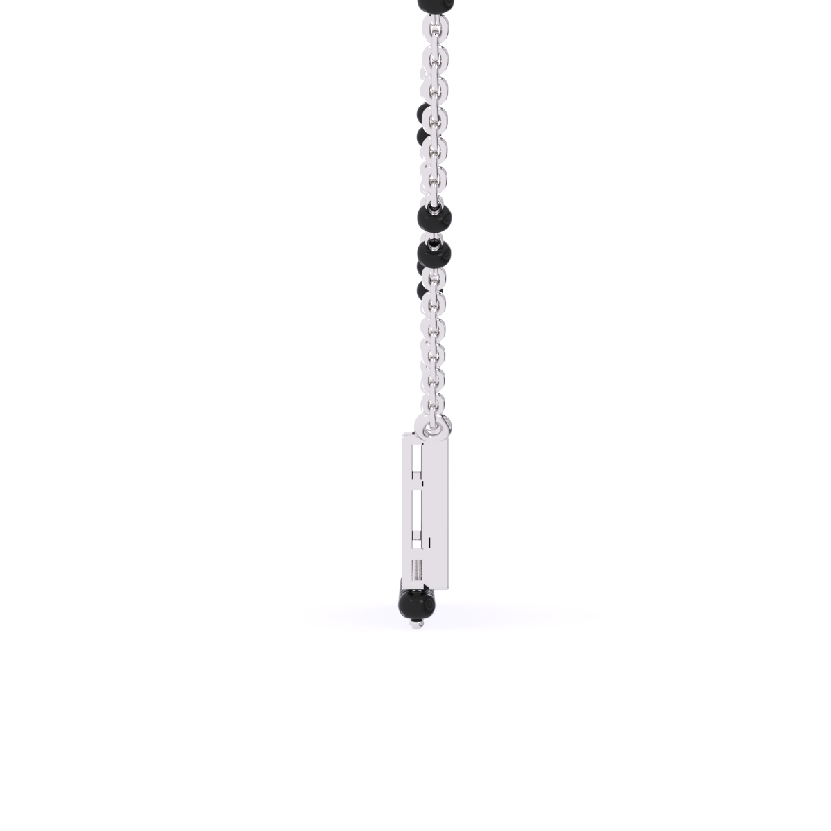 Stunning Round Cluster Diamond Mangalsutra